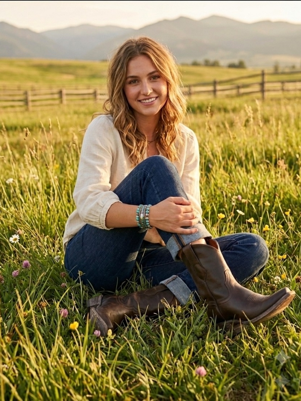 Circle G Women's Dark Brown Western Ankle Boots
